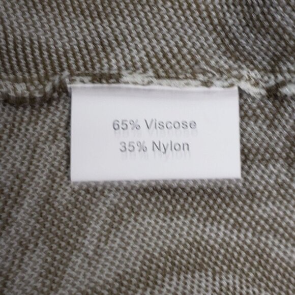 Esteban Cortazar Collective Sweater Women's Size XXL Olive & Cream Zebra Pattern - Picture 13 of 16